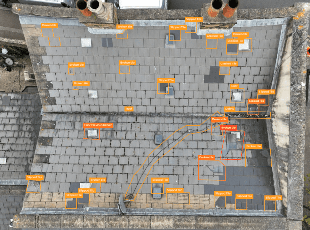 Roof survey report