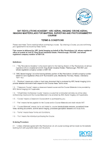 Sky Academy terms and conditions