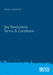 Sky Revolutions Terms and Conditions - 2022