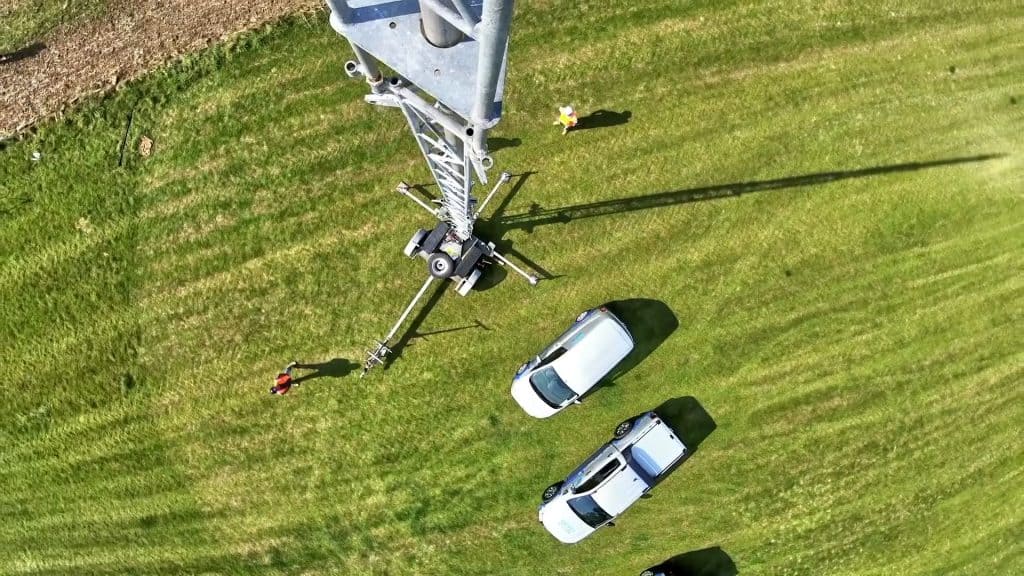 Top of timelapse mast