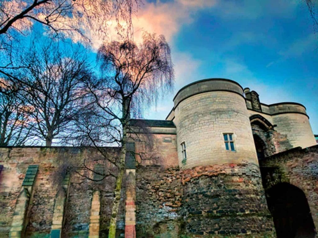 Aerial condition survey of Nottingham Castle