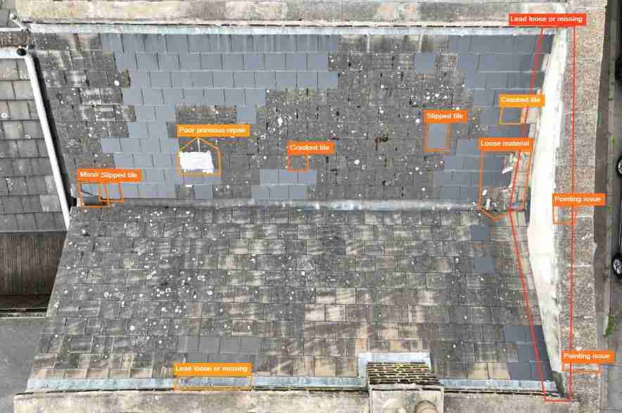 Aerial Surveying Services - Roof condition surveys by Sky Revolutions