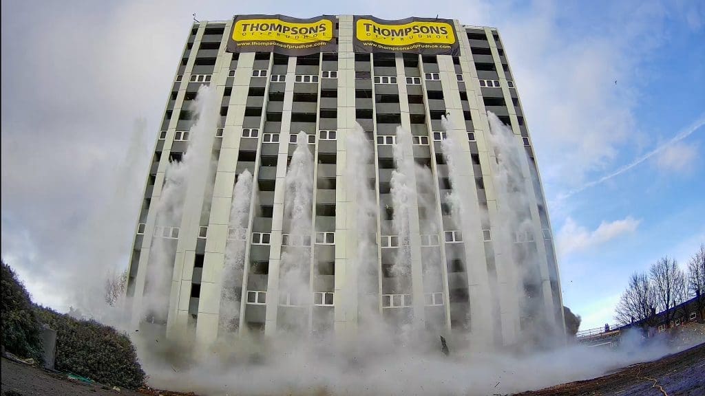 Sky Revolutions Marketing + Media Services - Demolition filming